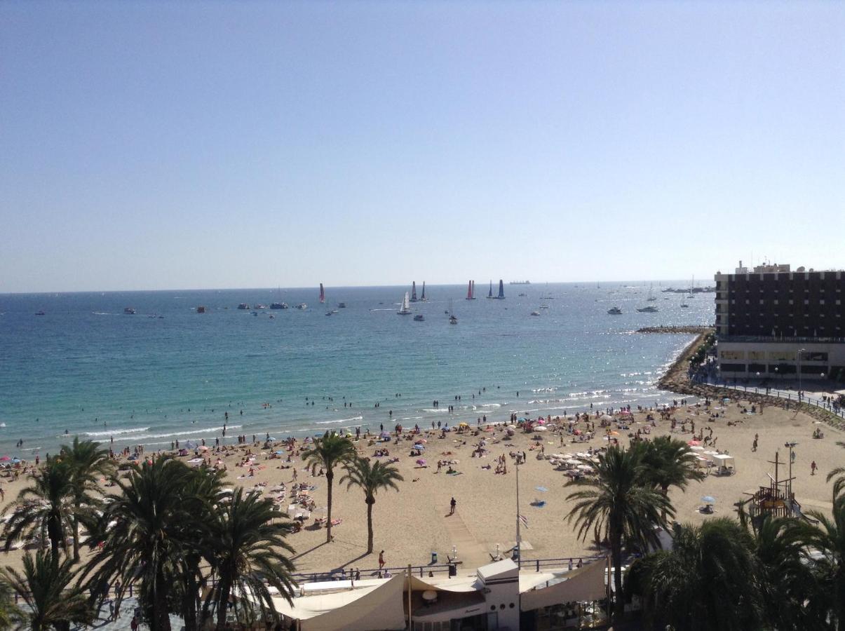 Apartmán Atico Loft En Frente Al Mar Terraza Vista Espectacular Alicante Exteriér fotografie