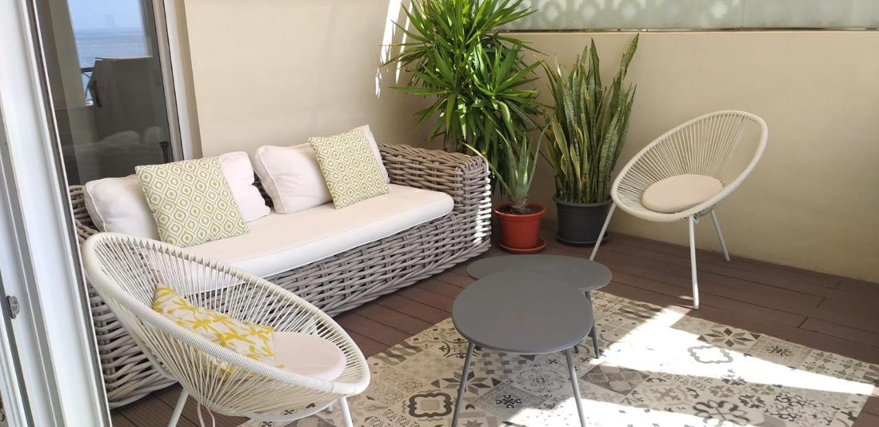 Apartmán Atico Loft En Frente Al Mar Terraza Vista Espectacular Alicante Exteriér fotografie
